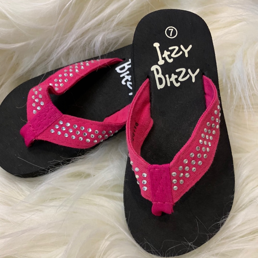 Girls Pink Bling FlipFlops
